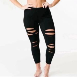 Zyia Slit leggings NWOT. Sz 8-10